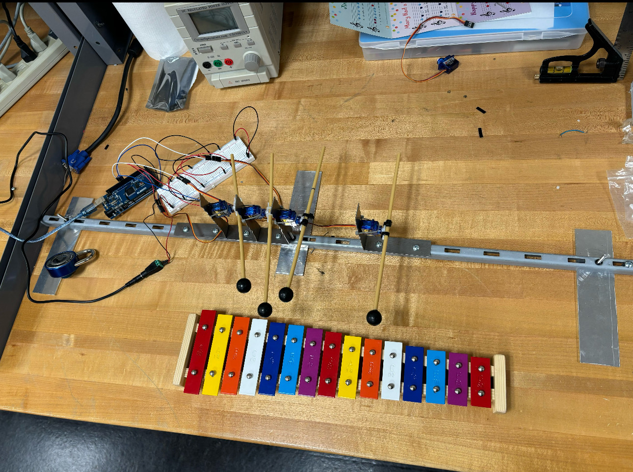 2023-2024 IEEE UWT Student Branch Project - Xylophone Robot